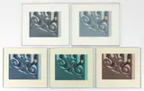 Hugh Michael Kepets, Grant Ave. I, II, III, IV, V, 1983, five aquatints printed in colors, 16 x 22 inches, each