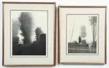 Robert Kipniss, 2 lithographs, late 20th century. FIRST: Roadside, color, lithograph, pencil