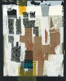 Seong Moy, Variation for Court of Dragon, mid 1960s, mixed media print