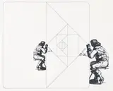 Giulio Paolini, Eclat, 1986/, 1987, lithograph, pencil