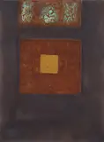 Tajima Hiroyuki, Fantasy C, 1966, color woodblock, 23.75 x 17.75 inches