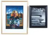 David M. Bowers, 2 paintings/illustrations. Includes: Ready to Roll, oil on board