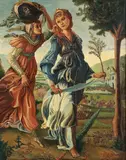 Sue Saniel Elkind, The Return of Judith, after Dandro Botticelli, March, 1959, oil on canvas