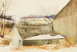Charles Pitcher, (American/Western PA, 1927-2009), Rural Barn