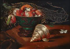 Chinese Bowl, likely 1960s by Frank Harrison Redelius, oil on board, offered Aug 2025