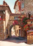 Peter Van Dusen, Arizona Scene, oil on canvas