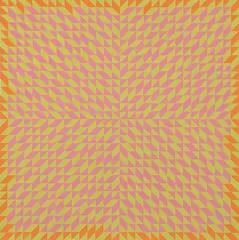 Anni Albers, Do I, 1973, color, screenprint on Fabriano Cottone, pencil