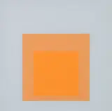 Arctic Bloom - from Homage to the Square: Soft Edge - Hard Edge by Josef Albers, 1965, screenprint on paper, offered Jun 2025