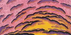 Louisa Chase, Dawn, 1982, color, woodcut, pencil