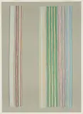 Gene Davis, Royal Curtain, 1980, color, screenprint on Arches wove paper