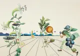 after Salvador Dali, Floradali I, 1981, embossed color, lithograph on Arches paper