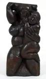 Enrico Glicenstein, (Polish/Jewish/American, 1870-1942), Motherhood, c.1940s, cast