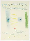 Pablo Picasso, Dibujos de Picasso exhibition poster for Sala Gaspar, Barcelona, 1961, lithograph