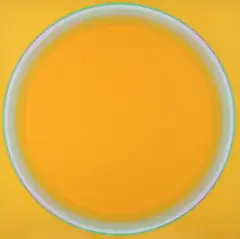 Lothar Quinte, Quasar-Gelb-Grun, silkscreen, pencil