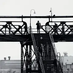 Mark Perrott, Steel Valley II, 1982, gelatin silver print photograph
