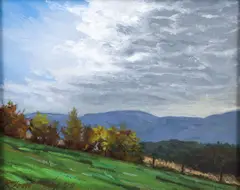 Morning Sky by Ron Donoughe, 2009, oil on wood panel, offered Jun 2025