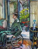 Henry Koerner, Man in Wheelchair