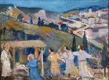 D. Putnam Brinley, The Three Wise Men, undated, oil on Masonite