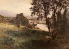 Léon Augustin Lhermitte, Leon-Augustin (French, 1844-1925), The Harvesters, 1906, oil on canvas, laid on board
