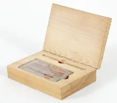 Joseph Beuys, Wirtschaftswert Signiertusche [Economic Value Signature, Ink], 1983, multiple comprised of a block of red signature ink in the original wrapper