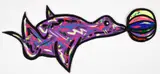 Dix 10, (French, contemporary), Seal and Ball, 1985, acrylic on Masonite