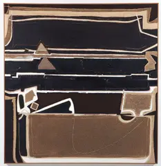 Eric Atkinson, Huron II, 1984, mixed media with acrylic and sand on canvas