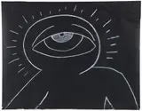 Keith Haring, One Eye Figure - Subway Drawing