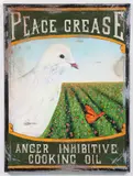Ben Matthews, Peace Grease - Anger Inhibitive Cooking, Oil, undated, oil on canvas
