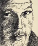 John Sokol, August Wilson as Fences, 2007, lithograph on wove paper