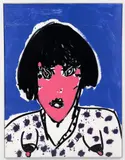 Portrait of a Woman by Nick Vukmanovich, 2001, acrylic on paper, offered May 2025