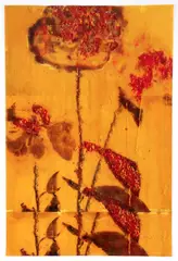 Gavin Benjamin, Untitled Abstract, 2007, mixed media with paint and varnish on paper