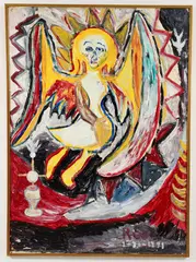Robert Wright, Untitled - The Angel, 1991, oil on thin board