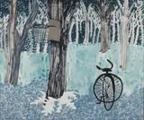 March Avery, By the Edge of the Woods, 1963, oil on canvas