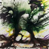 Richard Bancroft Beaman, Good Address in the Geography of the Mind, 1974, acrylic on canvas