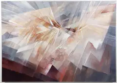 Journey Into Light by Rochelle Blumenfeld, 2004, acrylic on canvas, offered Apr 2025