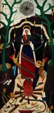 Préfète Duffaut, Colossal Queen [Reine Titante], 1954, oil on Masonite panel