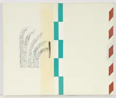 Richard Tuttle, According to the Dawn, III (C), 1992, mixed media on paper, mounted to linen covered board, apparently