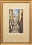 Gustavo Pisani, Untitled, Oil On Beveled Panel, Naples