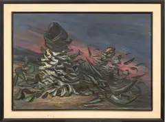 Gilberto Aceves Navarro, Untitled, Oil On Canvas, 1985, Untitled (Vanishing People)