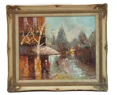 Edward Barton, Untitled, Oil On Canvas