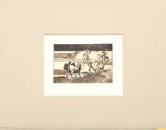 Untitled by Francisco Goya, Etching, Aquatint, Drypoint And Burin, 1816, Banderillas De Fuego, From Tauromaquia, offered Jul 2023