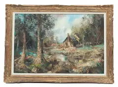 Americo Makk, Untitled, Oil On Canvas Tarvisio