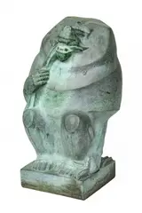 ' W 8'' Depth 7' by Marshall Fredericks, Bronze Sculpture "Seated Baboon", offered Jun 2023