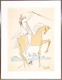 ' W 18.2' by Salvador Dalí, Etching In Colors On Paper, 1974, Amazone, offered Jun 2023