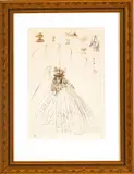 ' W 11.5' by Salvador Dalí, Etching In Colors With Drypoint On Wove Paper, Les Chevaliers De Roi Arthur, offered Jun 2023