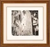 Pablo Picasso, ' W 21', Aquatint And Drypoint On Wove Paper, 1970, David, Bethsabée Et Le Prophète Nathan