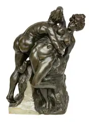 Jef Lambeaux, ' W 20'' Depth 13', Original Bronze Sculpture "Le Triomphe De La Femme"