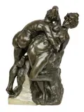 Jef Lambeaux, ' W 20'' Depth 13', Original Bronze Sculpture "Le Triomphe De La Femme"