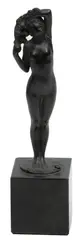 Chester Beach, ' W 2'' Depth 2', Bronze Sculpture, Breath Of The Pines