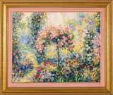 Jan Parker, ' W 29', Oil On Canvas The Little Rose Tree
